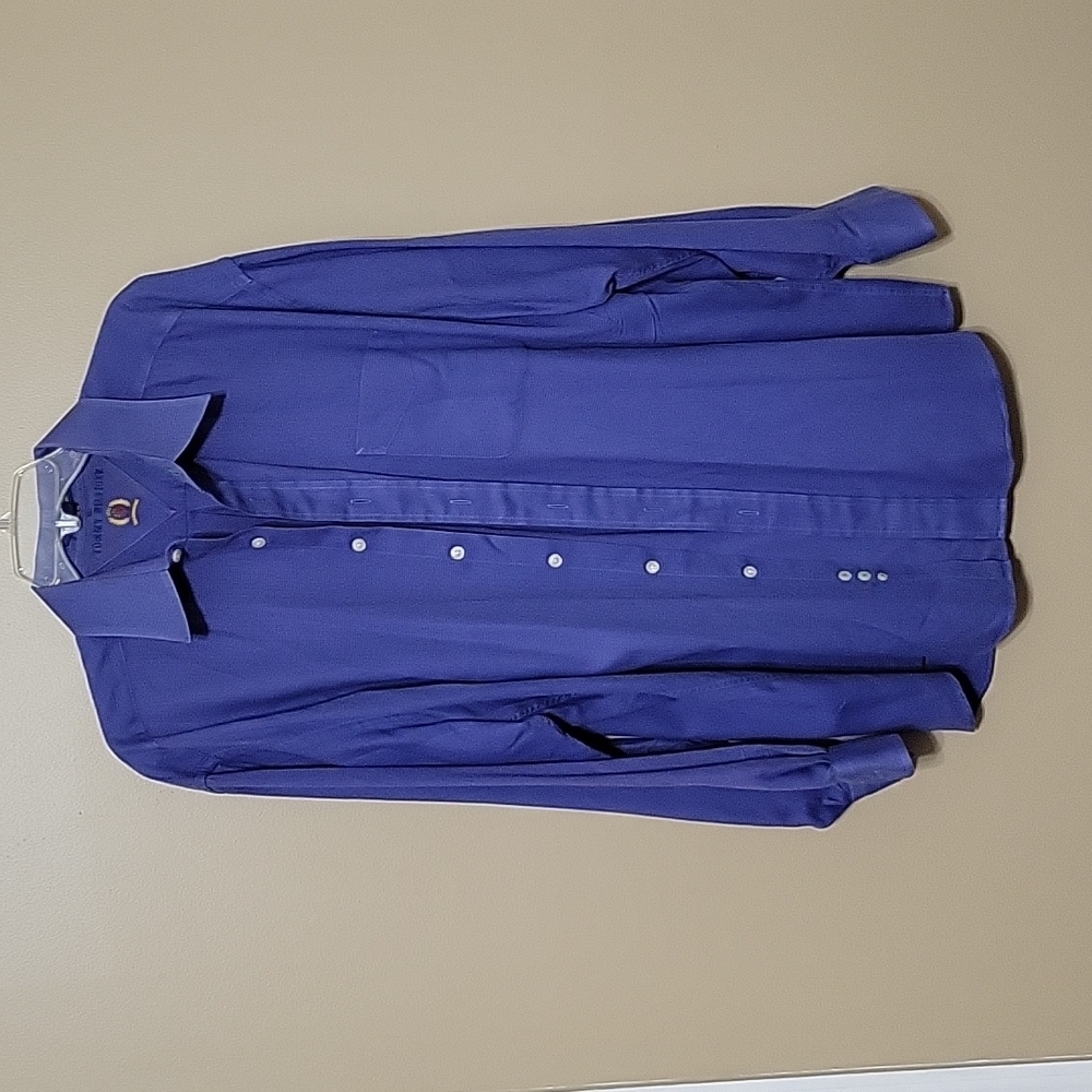 Mens Tommy Hilfiger long sleeve casual button down shirt, neck size 17 34/35, XL